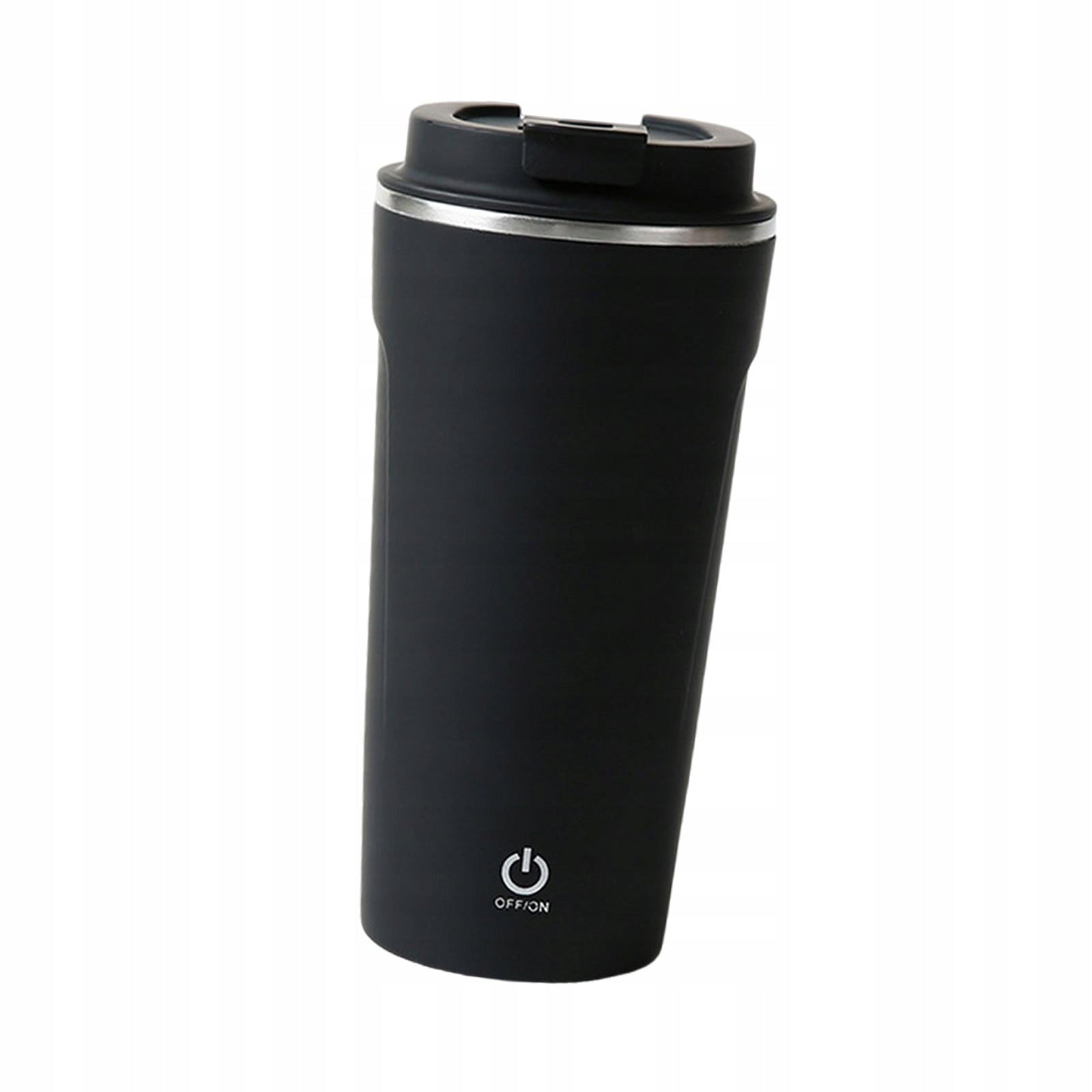 Electric Protein Shaker Bottle Smart Blender Water Bottle 8000RPM Black