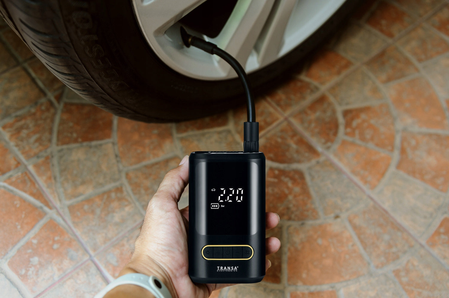 Electric Pump WIRELESS Bicycle PRESTA Auto Ball Powerbank 50W Model PumpBoost