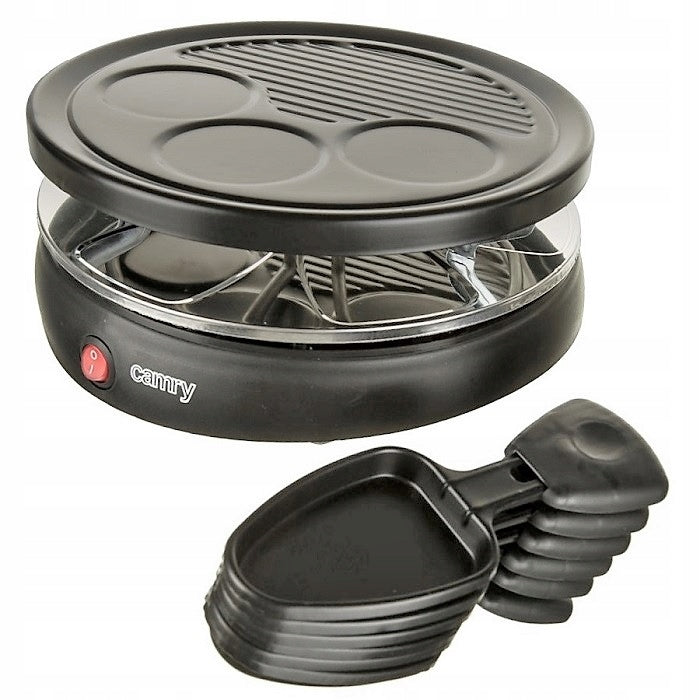 Electric Raclette Grill 1200W 6 Mini Nonstick Pan Snacks Brand no brand
