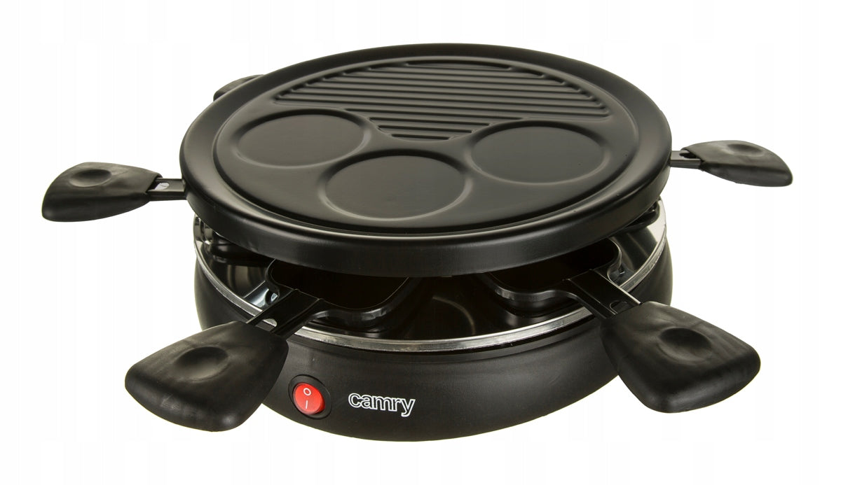 Electric Raclette Grill 1200W 6 Mini Nonstick Pan Snacks Model 575819122