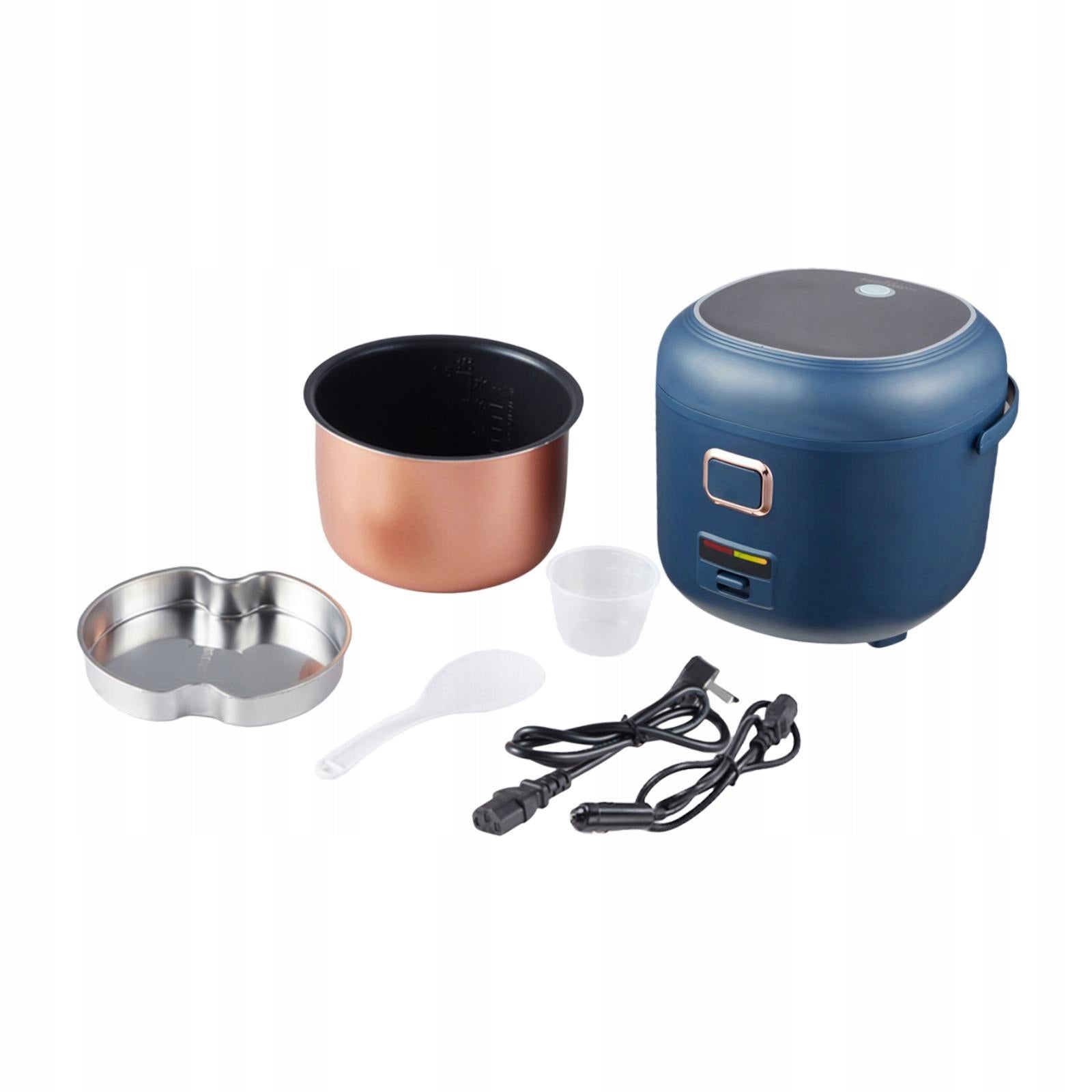 Electric Rice Cooker 2L Mini Multi Use Travel Rice Cooker for Road 24V