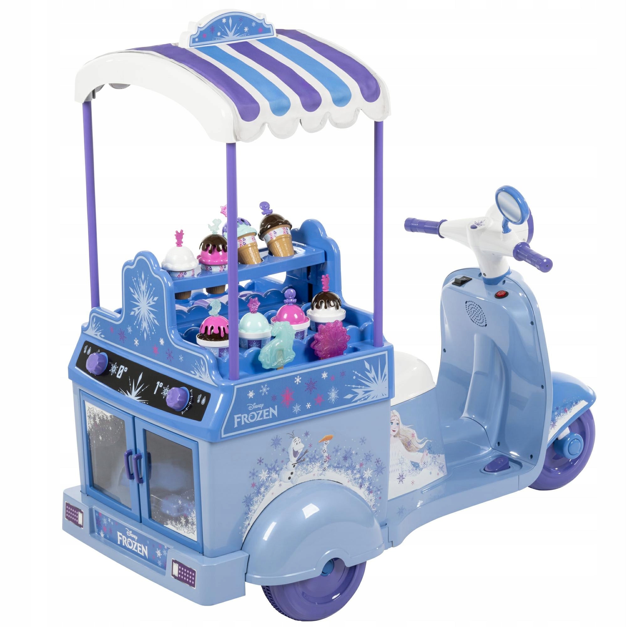 Electric Ride-On for Kids Huffy Frozen Ice Cream Maximum speed 2.5 km/h