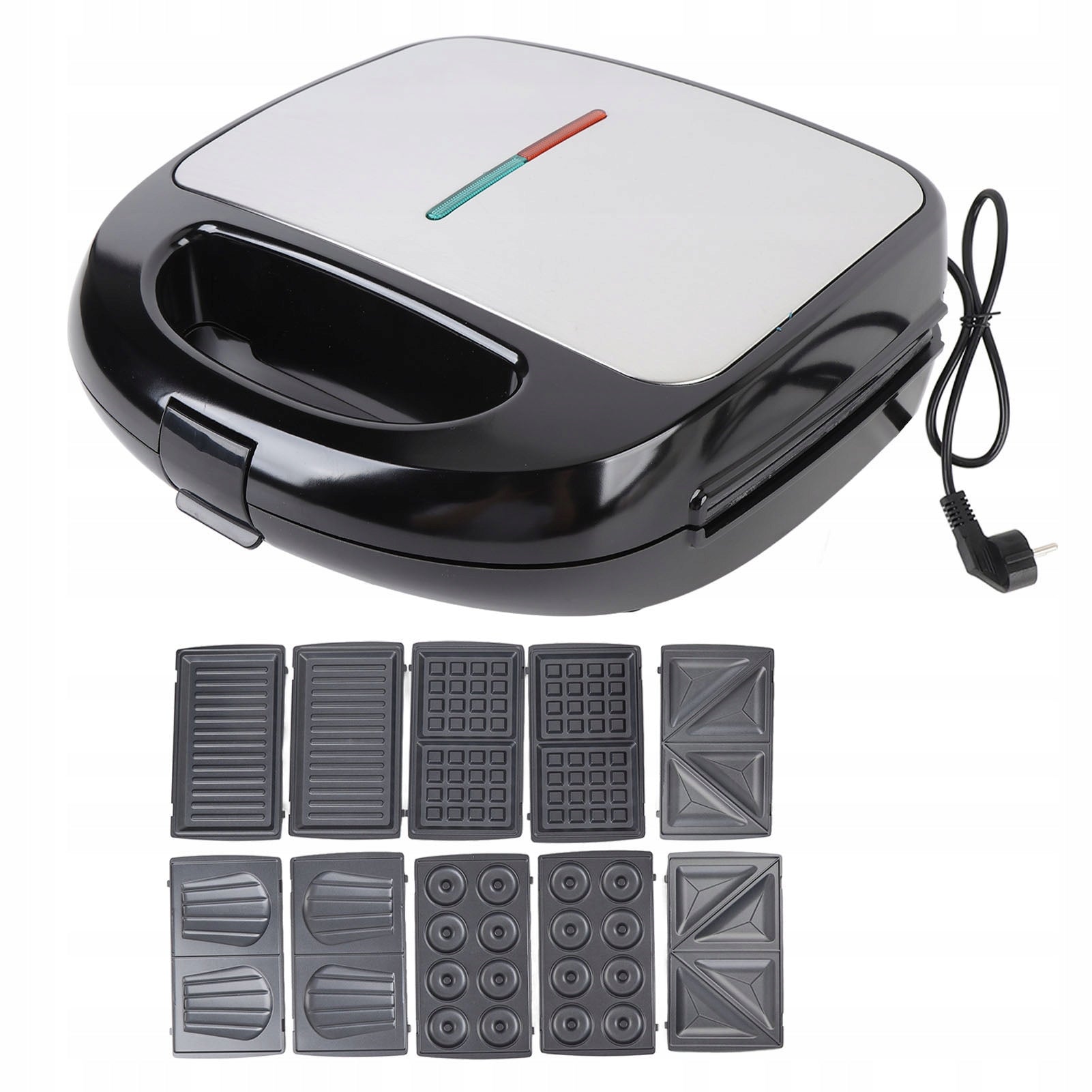 Electric Sandwich Toaster, Multifunction Waffle Maker for Home