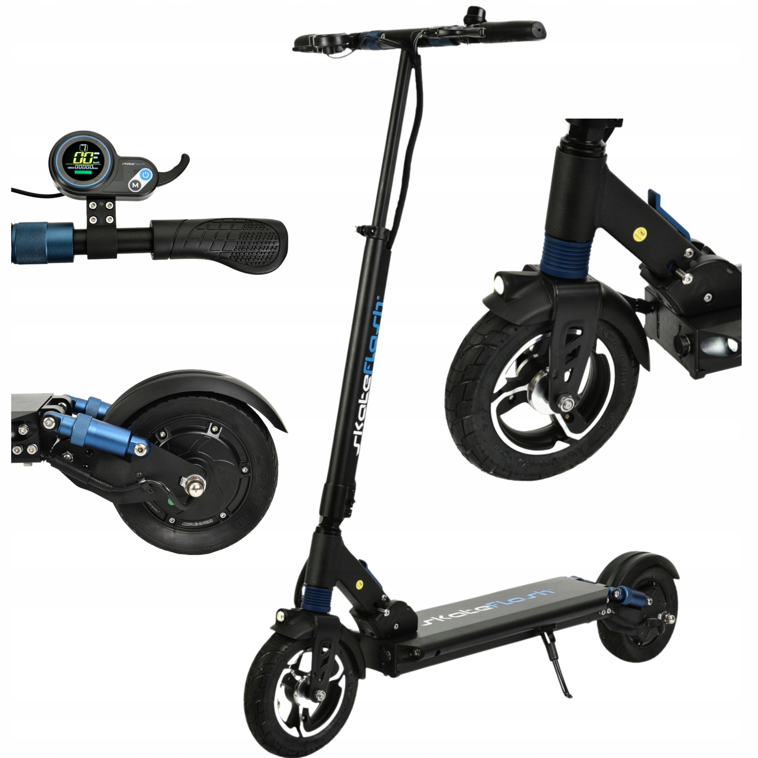 Electric Scooter 350W 20km Shock Absorption Folding For Adults 120kg