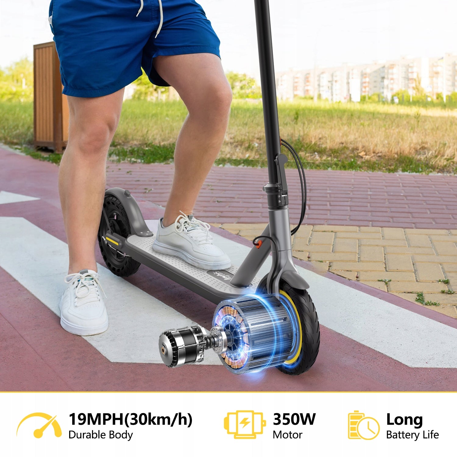 Electric Scooter 8.5" 500W Drum Brake and E-ABS Joyhis js01 Model js01
