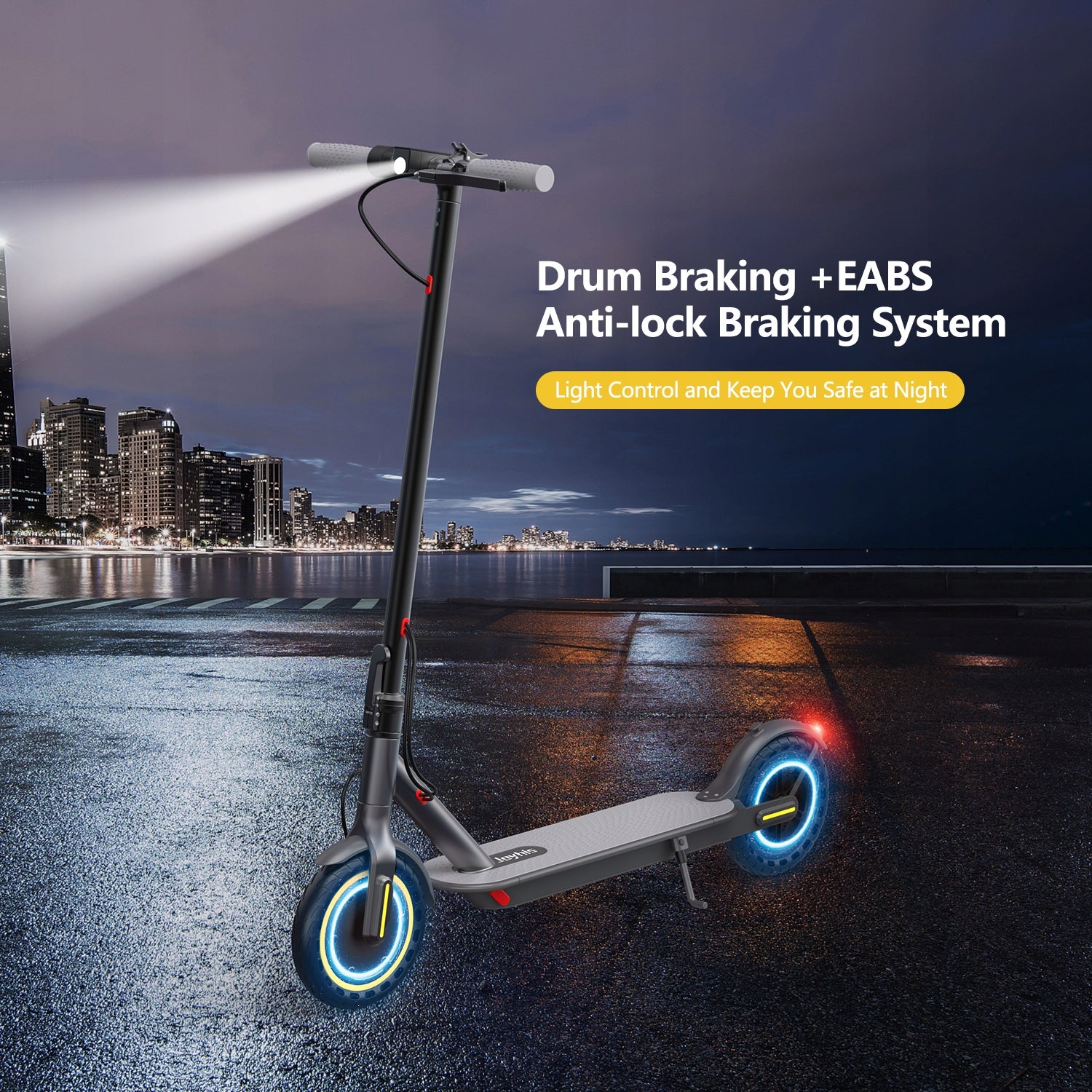 Electric Scooter 8.5" 500W Drum Brake and E-ABS Joyhis js01 Weight 12.5 kg