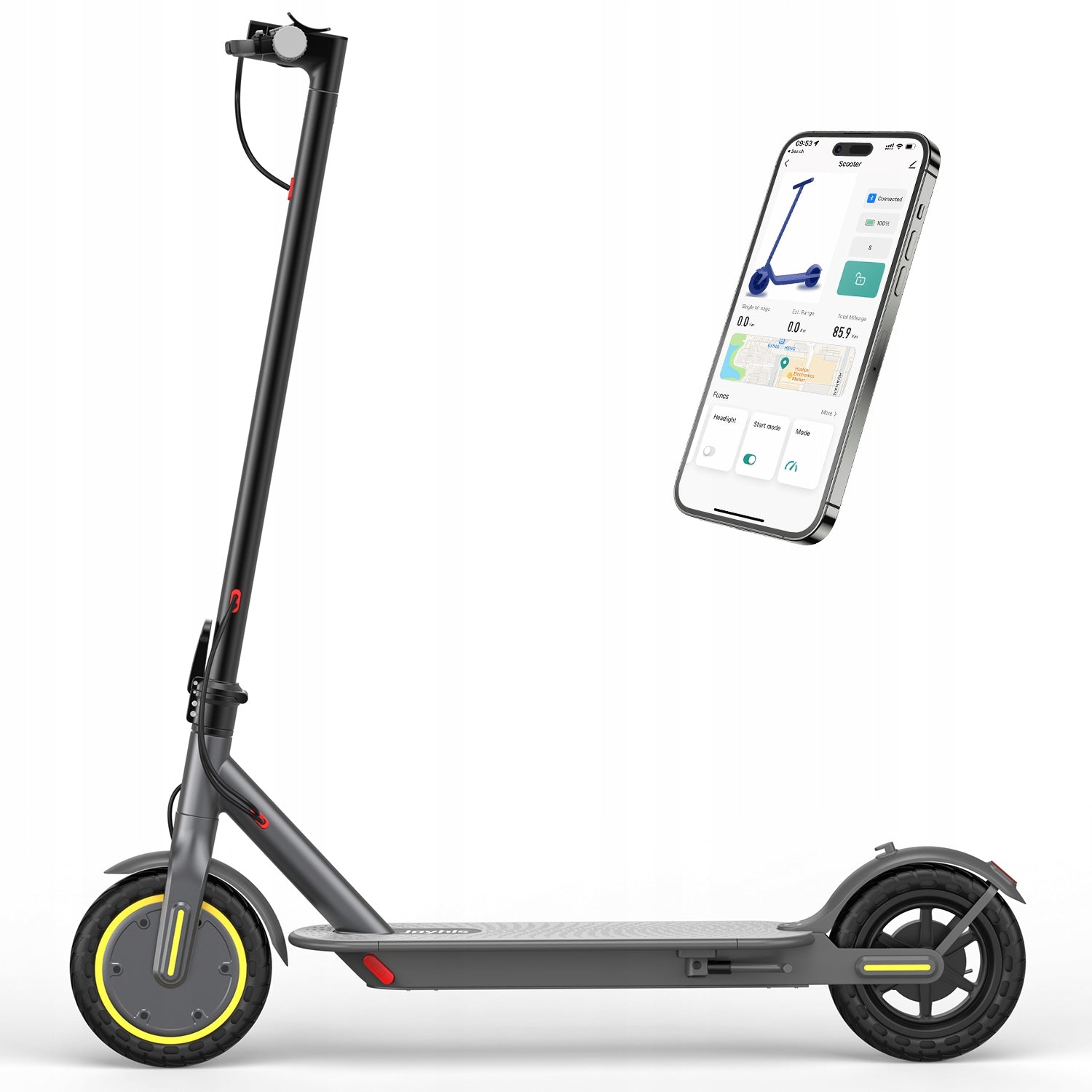 Electric Scooter 8.5" 500W Drum Brake and E-ABS Joyhis js01