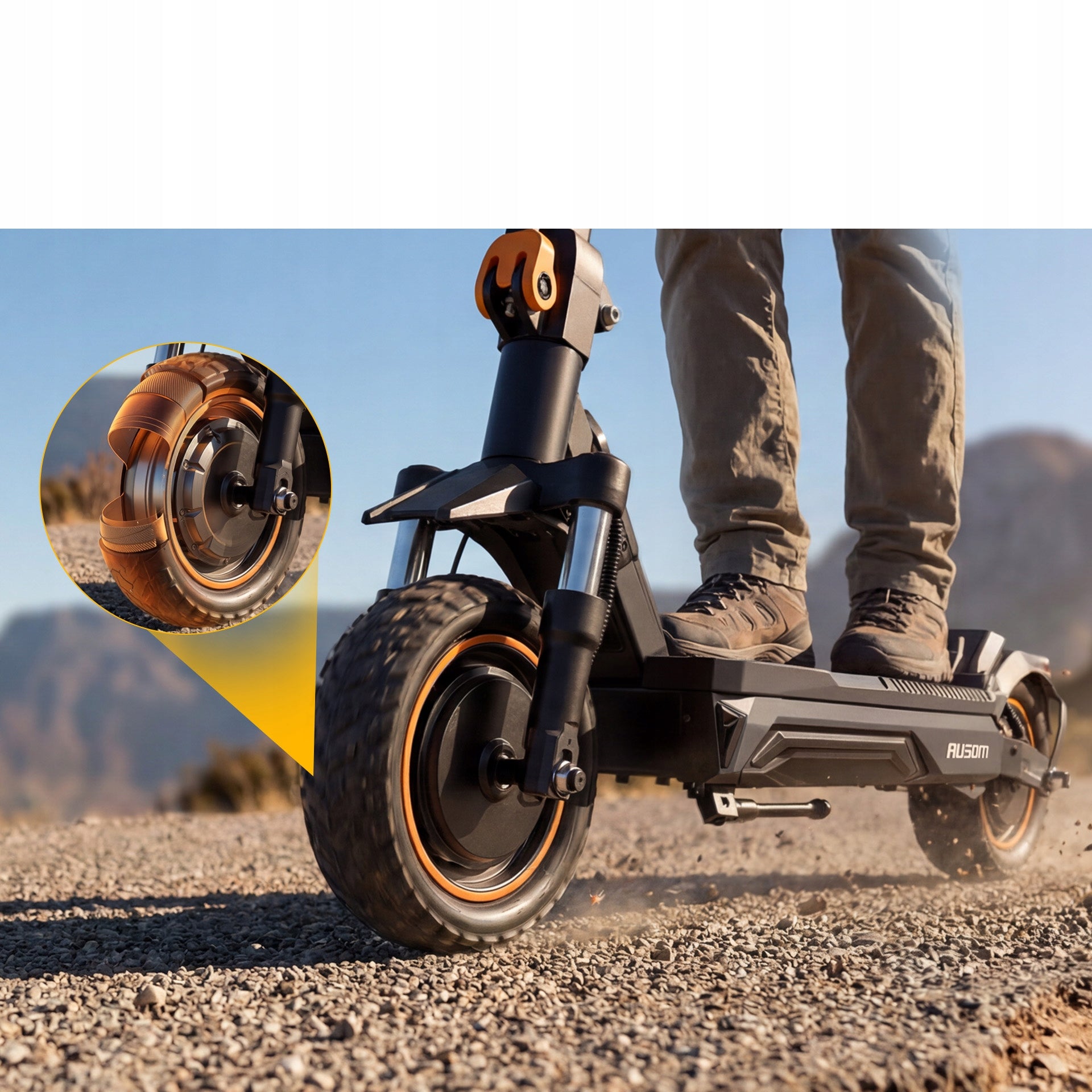 Electric Scooter Ausom K20 Pro Dual 2000W 18Ah 90 km 20km/h NFC 28Nm Color black
