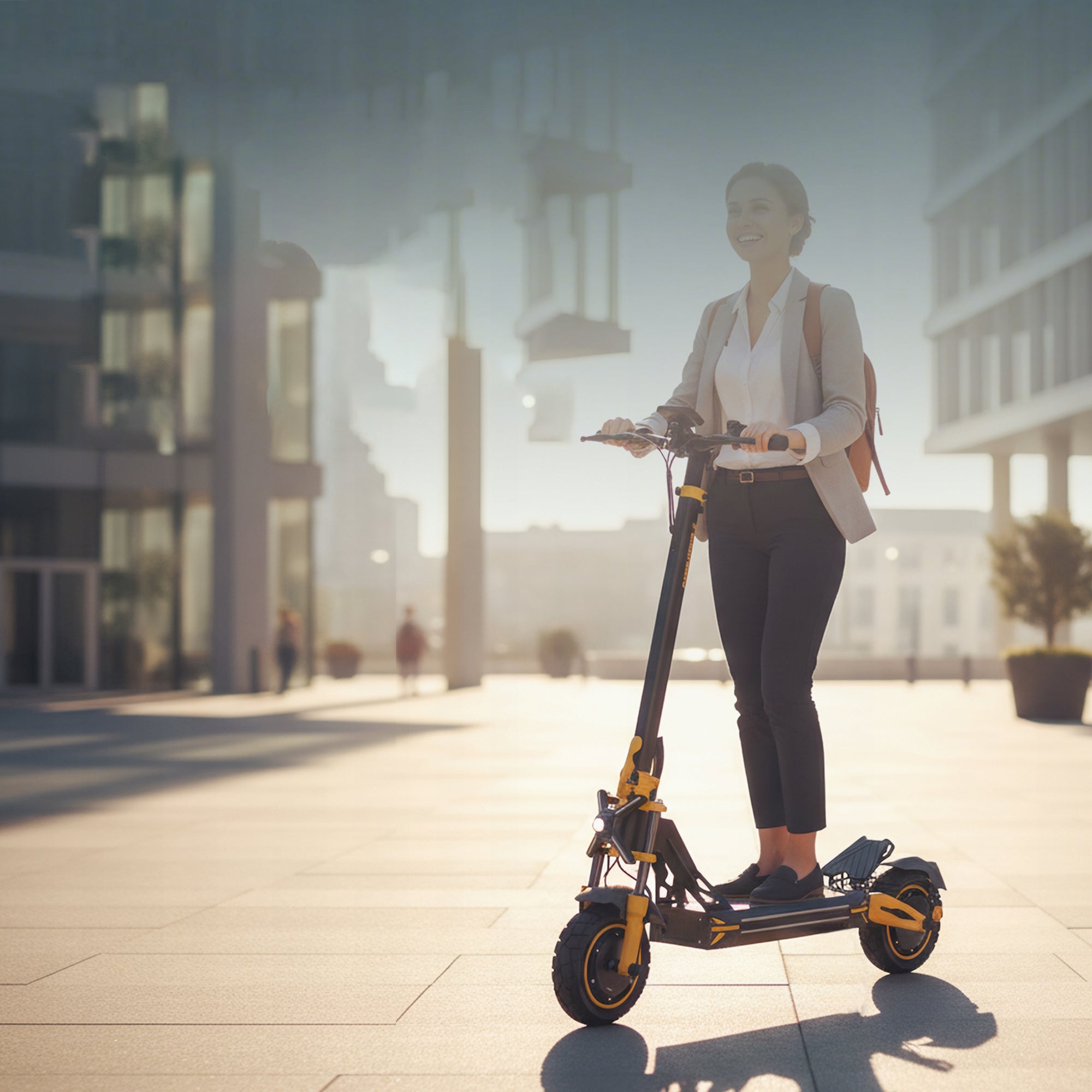 Electric Scooter For Adults 90KM 1640W*2 52V/23Ah TWOFISH 10" NFC Weight 29.4 kg