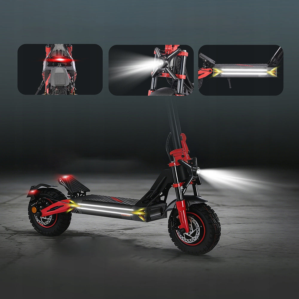 Electric Scooter For Adults 90KM 60V/23Ah 11" NFC 1640W*2 Weight 29.6 kg