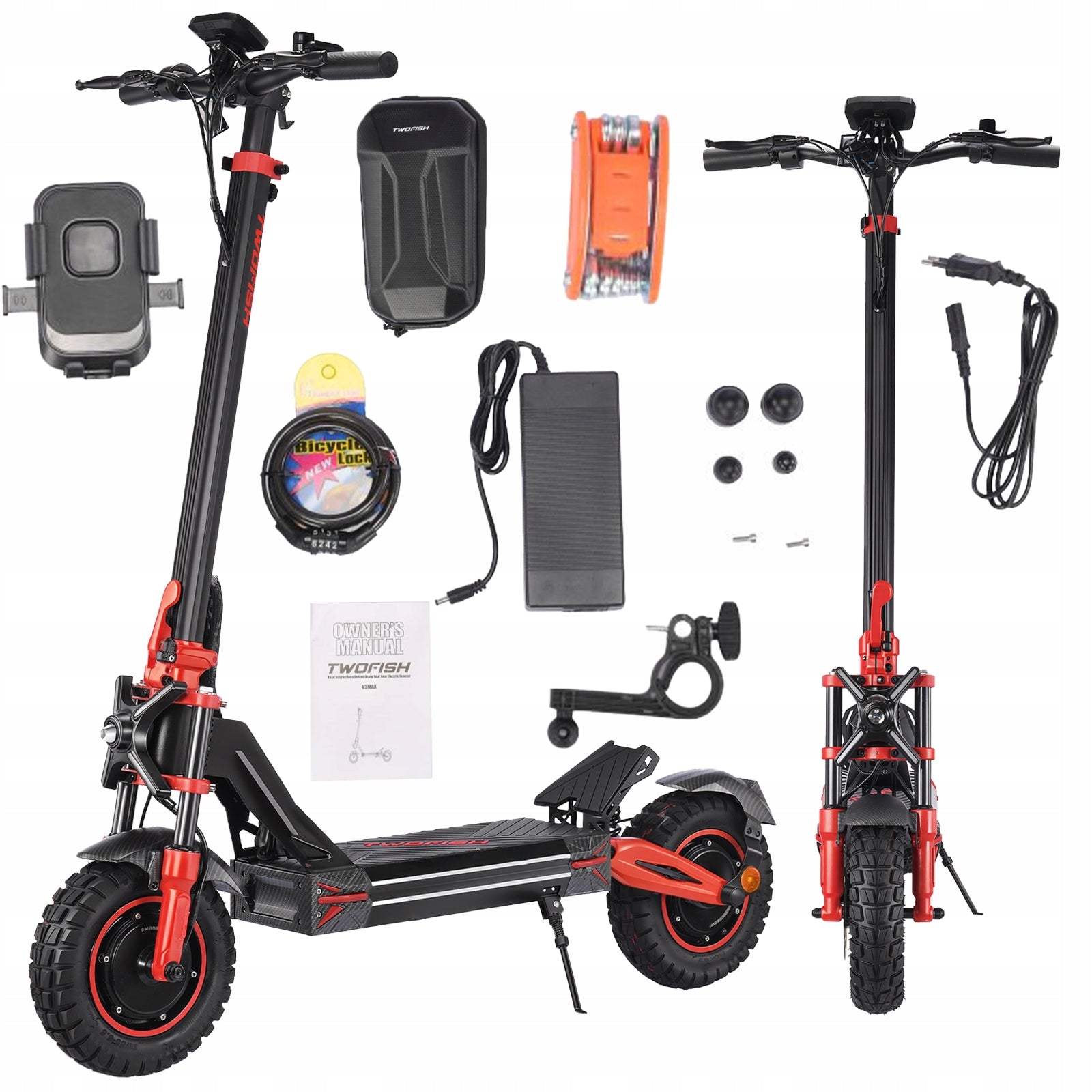 Electric Scooter For Adults 90KM 60V/23Ah 11" NFC 1640W*2