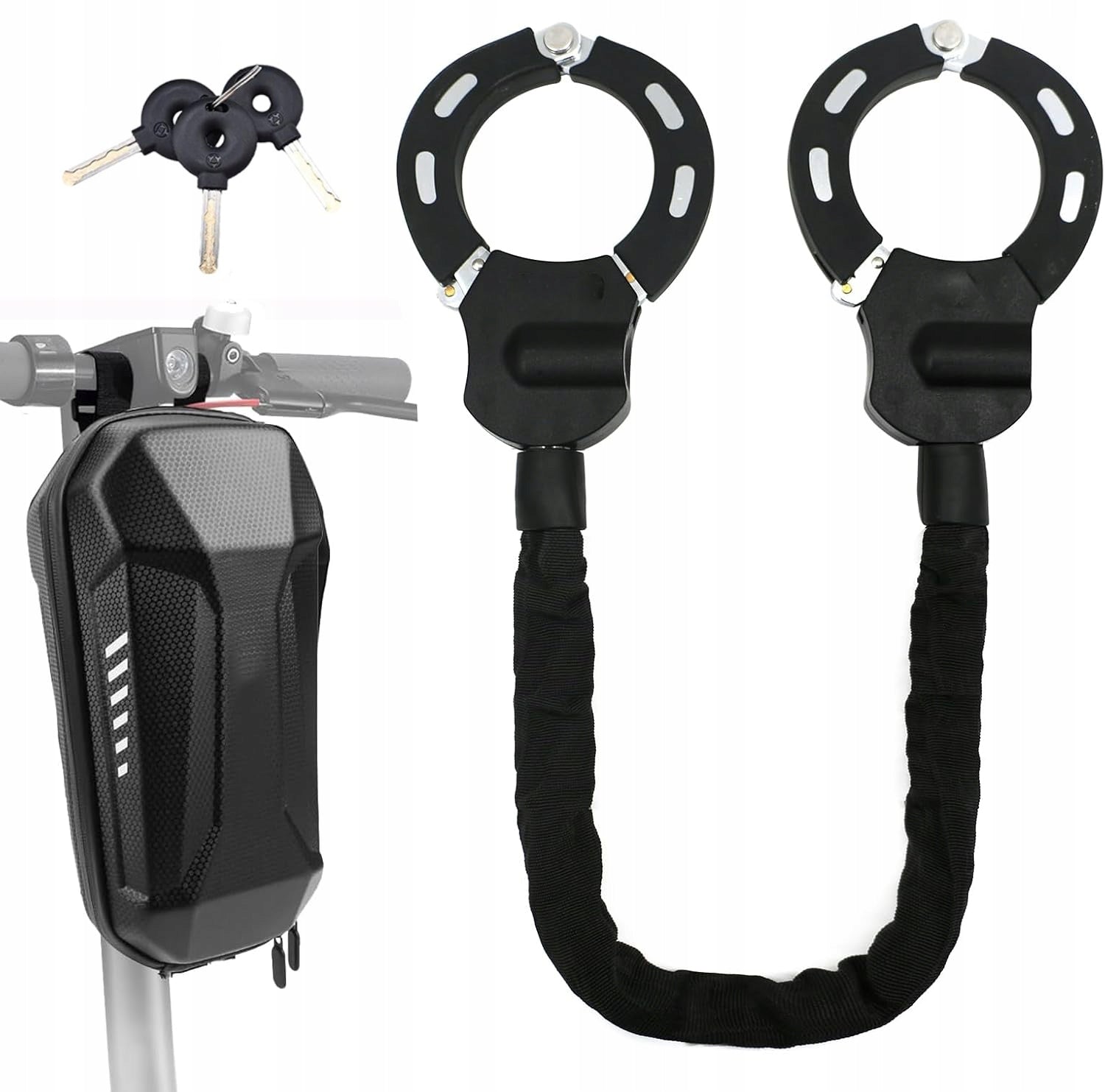 Electric Scooter Handcuff Clasp With Waterproof Scooter Bag