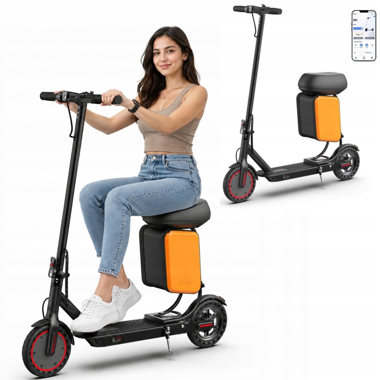 Electric Scooter LADPED LP60XB 350W 20 km/h 350W+Bag for