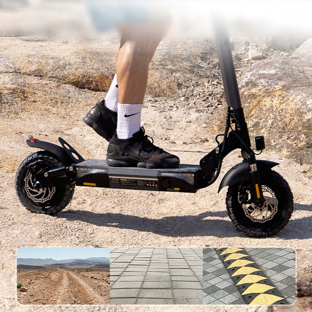 Electric Scooter Professional Off-road Adults HD Screen 45KM 14Ah 10" 1000w Brand no brand