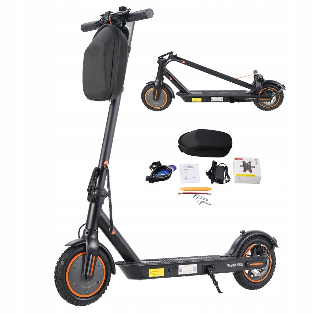 Electric Scooter Quick TWOFISH V1 MAX 500W 36V/10.4Ah 10" 20km/h APP Packaging status original
