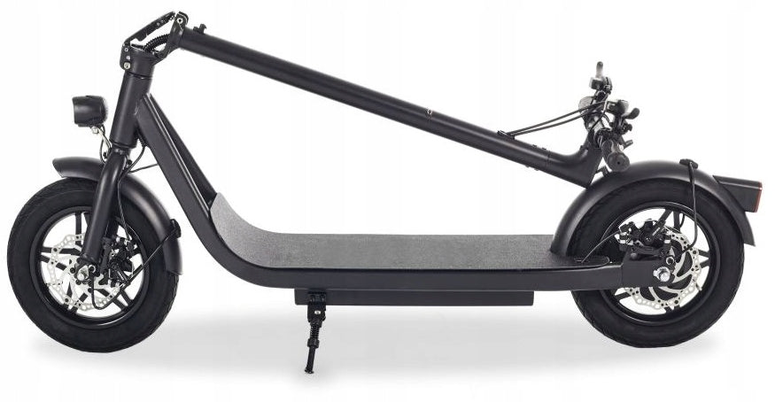 Electric Scooter Rider R12 250W 12" Range 55km Folding 15Ah Black Color black