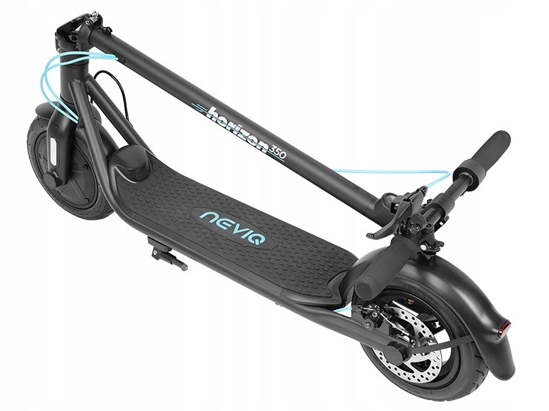 Electric Scooter Small Folding NEVIQ Large Range 38km Motor 350W Color black