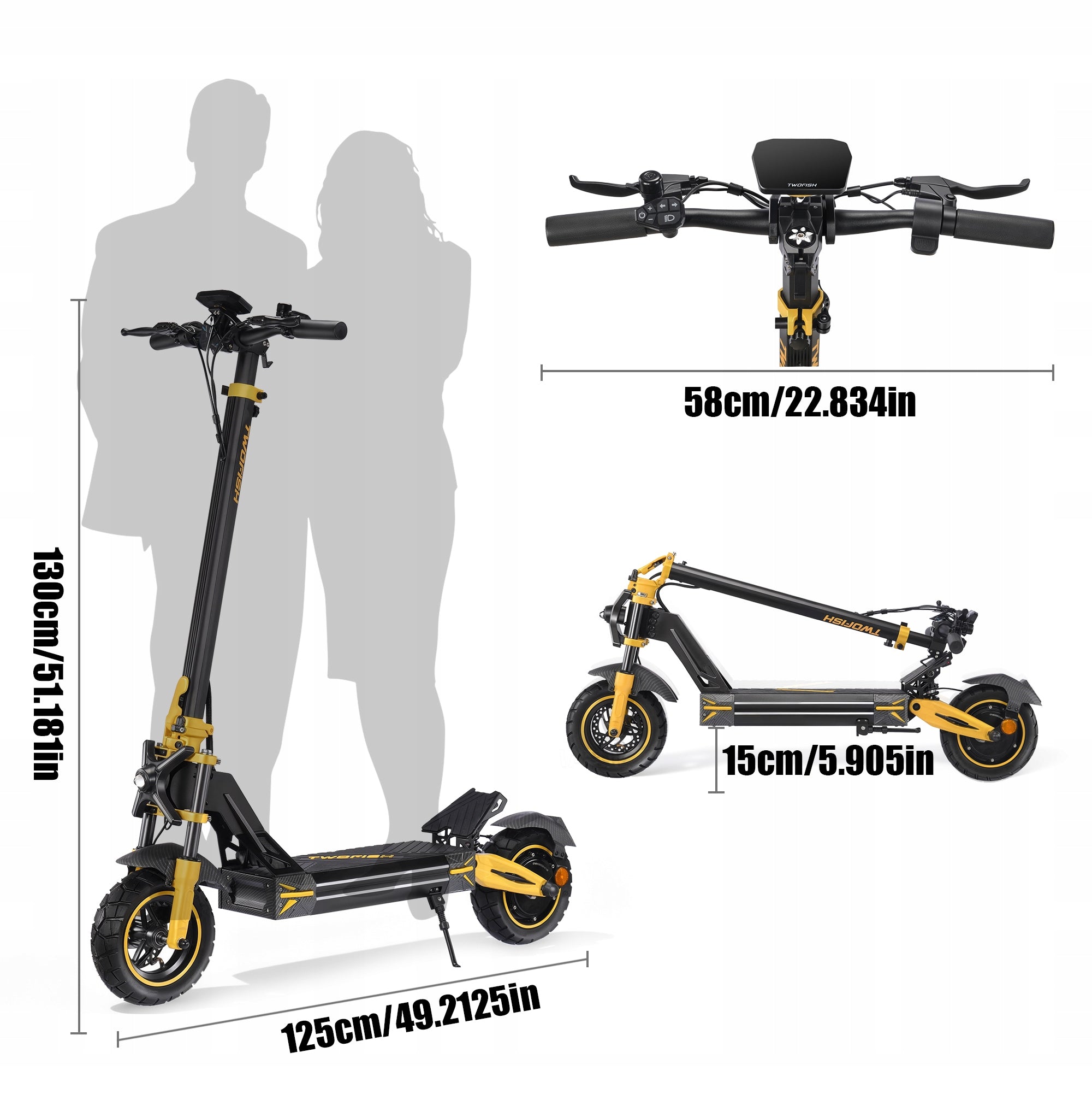 Electric Scooter for Adults V2 MAX 1640W 48V20Ah 10" NFC 85km 1640W Manufacturer code TFH-V2MAX 1640W 48V/20Ah 10" NFC 85km