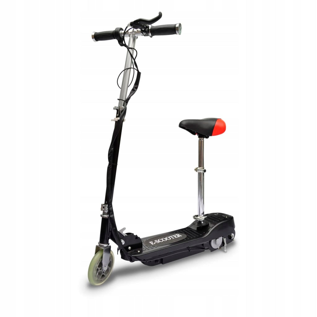 Electric Scooter with Saddle, 120 W, Black Number of wheels 2