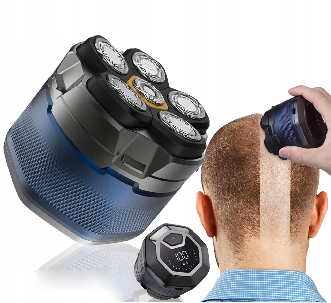 Electric Shaver 6D Magnetic Head Waterproof USB-C IPX7 Brand no brand