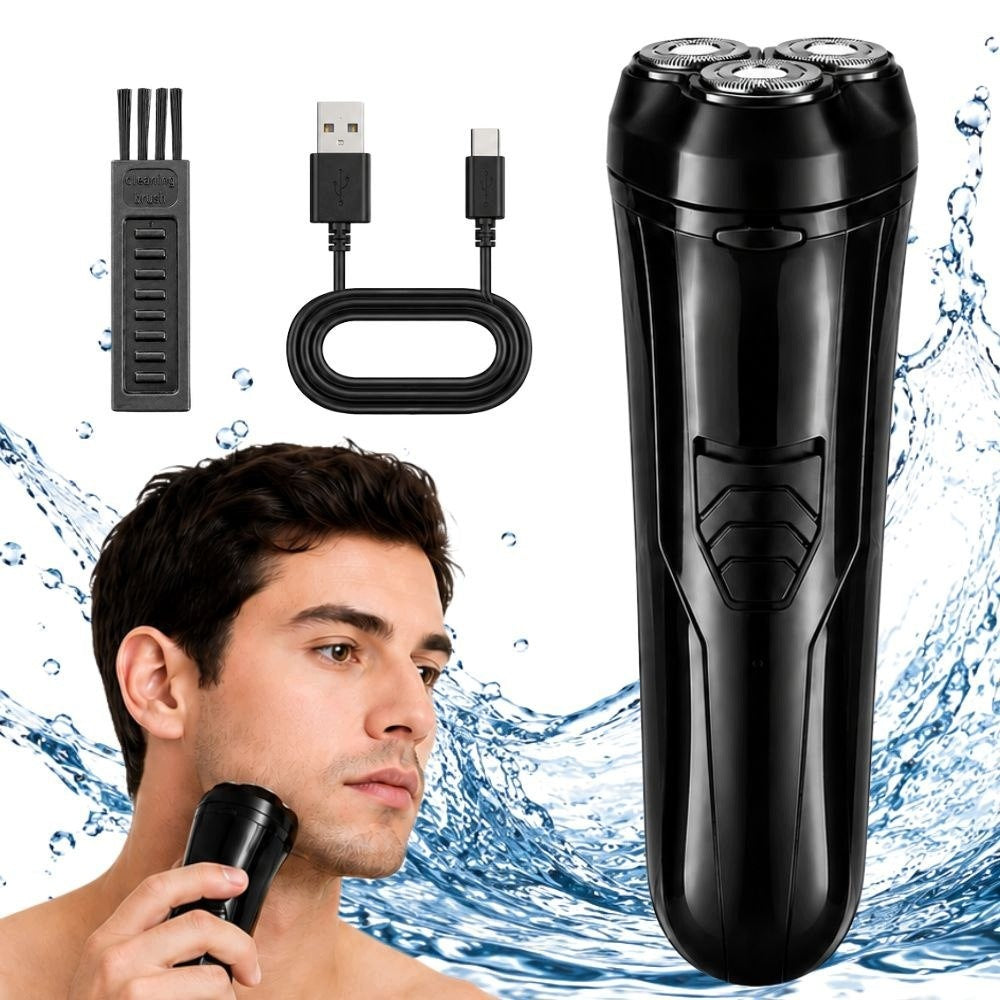 Electric Shaver Male USB Waterproof Wet and Dry Trimmer