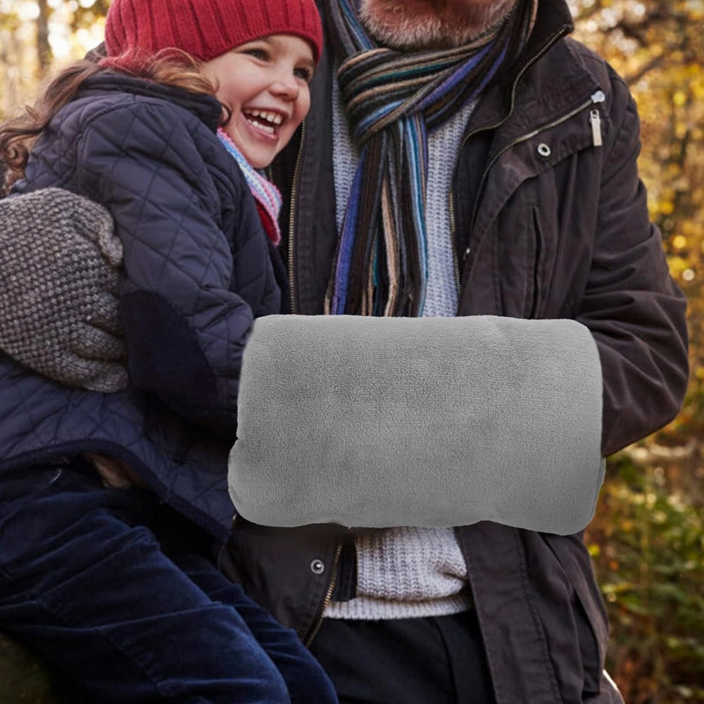 Electric Soft Hand Warmer USB Heating Pillow With Velvet Packaging status original