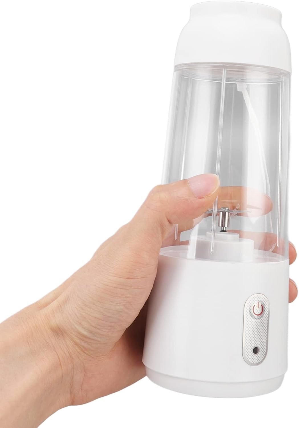 Electric Sokercer Cup, 1200 MAh Battery One Click Operation USB Charging Dominant color white