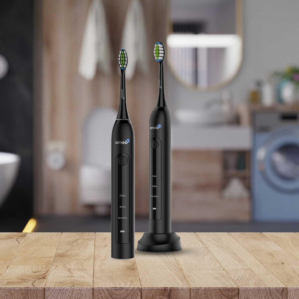 Electric Sonic Toothbrush +365 Classic Battery 90 Days OMEO For Teeth Packaging status original