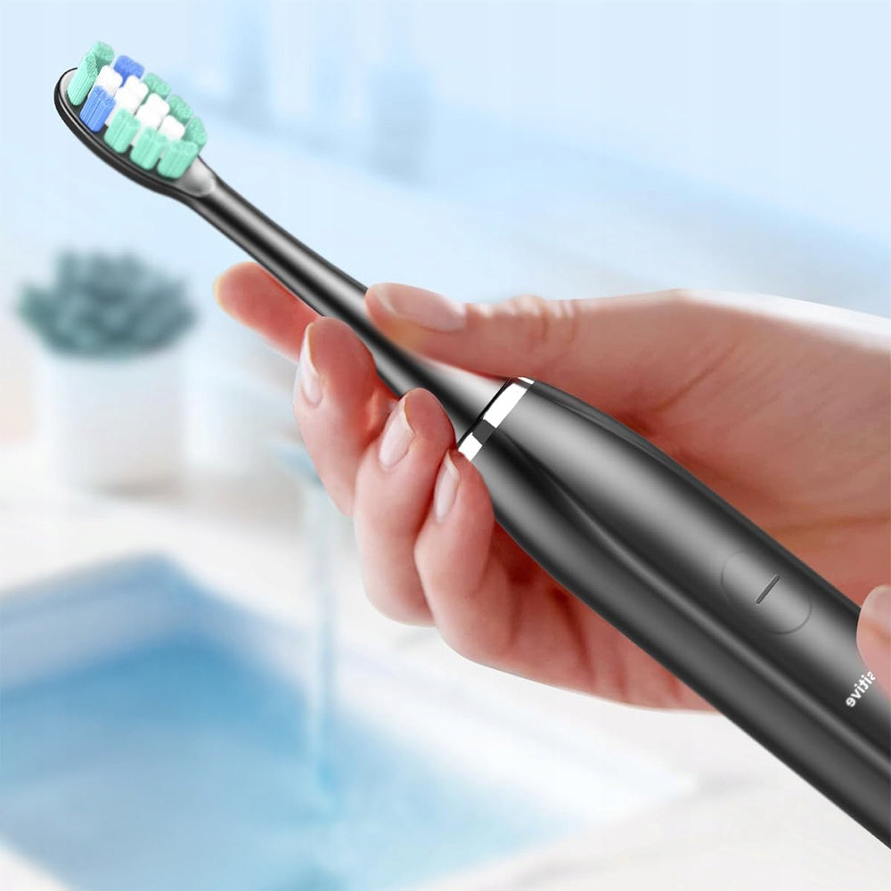 Electric Sonic Toothbrush 5 Vibration Modes + 3 Tips Packaging status original