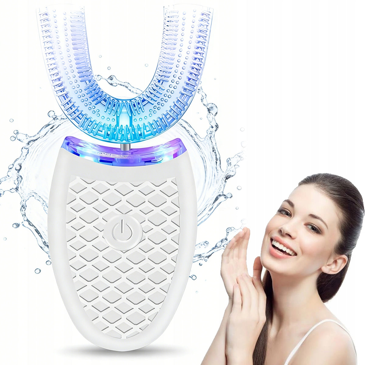 Electric Sonic Toothbrush For Children Adult 360° Silicone U-SHAPE