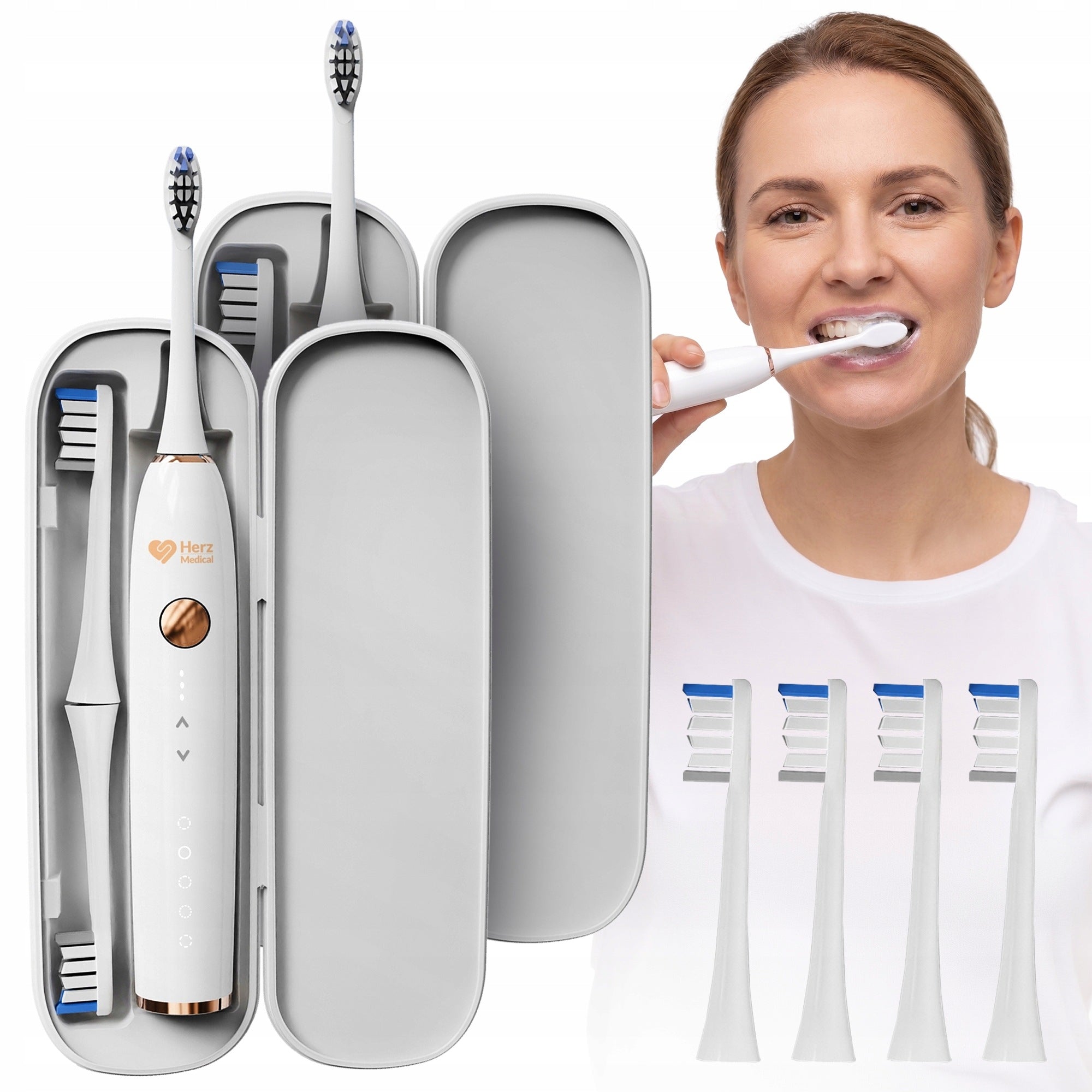 Electric Sonic Toothbrush HERZ Medical 90tys r/min INDUCTION