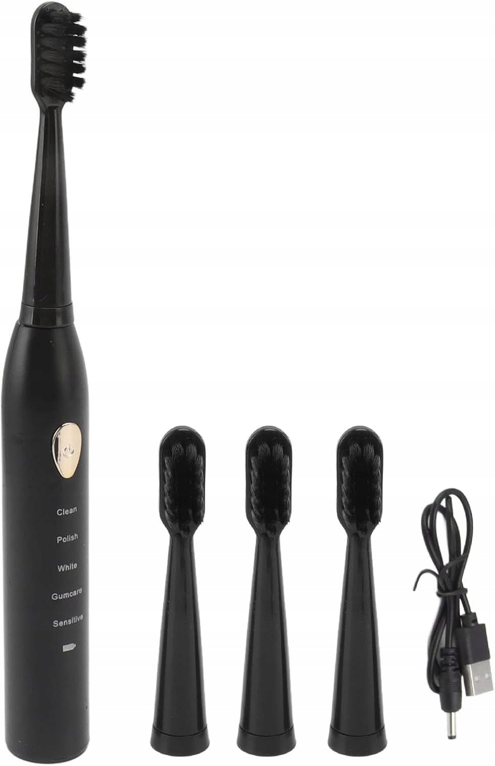Electric Sonic Toothbrush Pyhodi 4 Tips 5 Modes