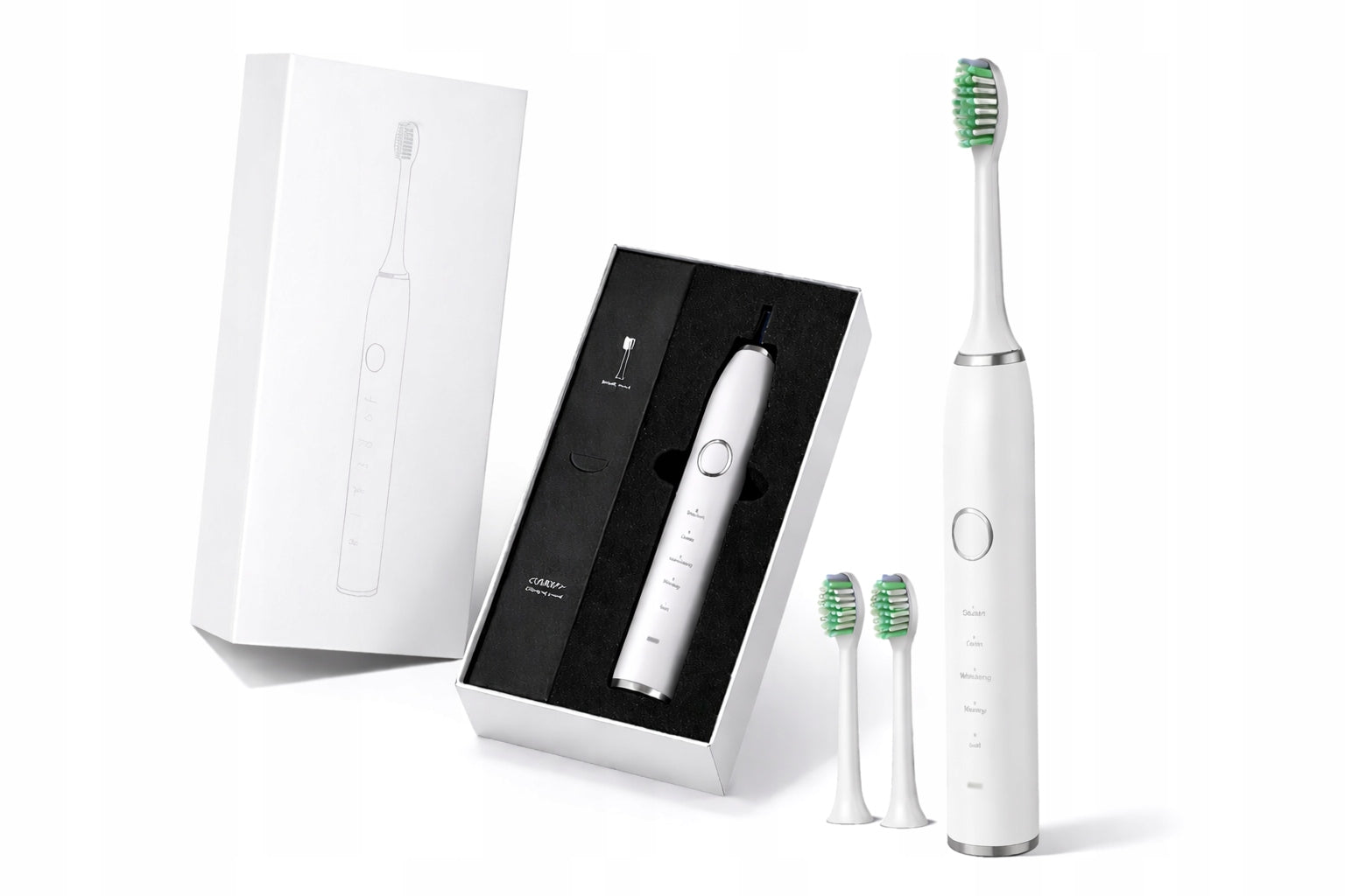 Electric Sonic Toothbrush White 5 Modes of Operation PREMIUM