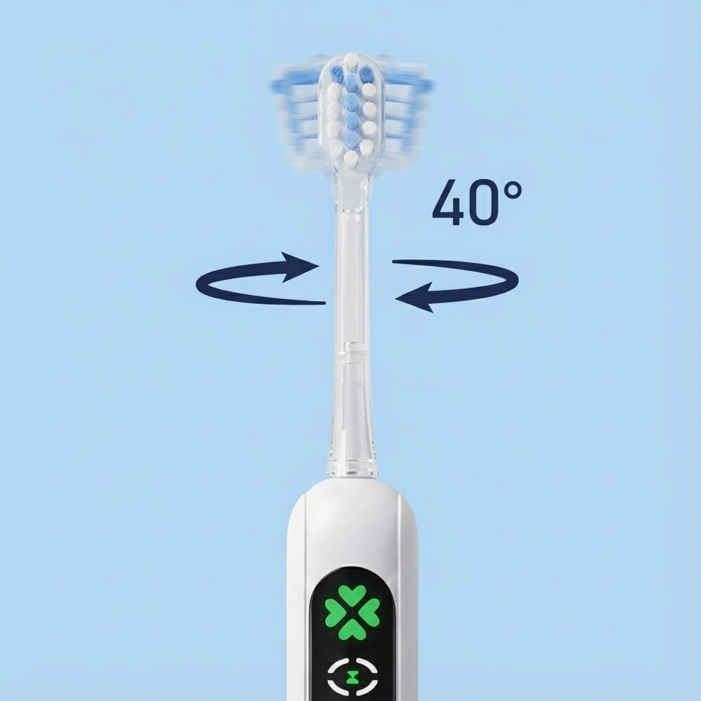Electric Sonic Toothbrush White + Case 2x Tips 4 Modes Packaging status original