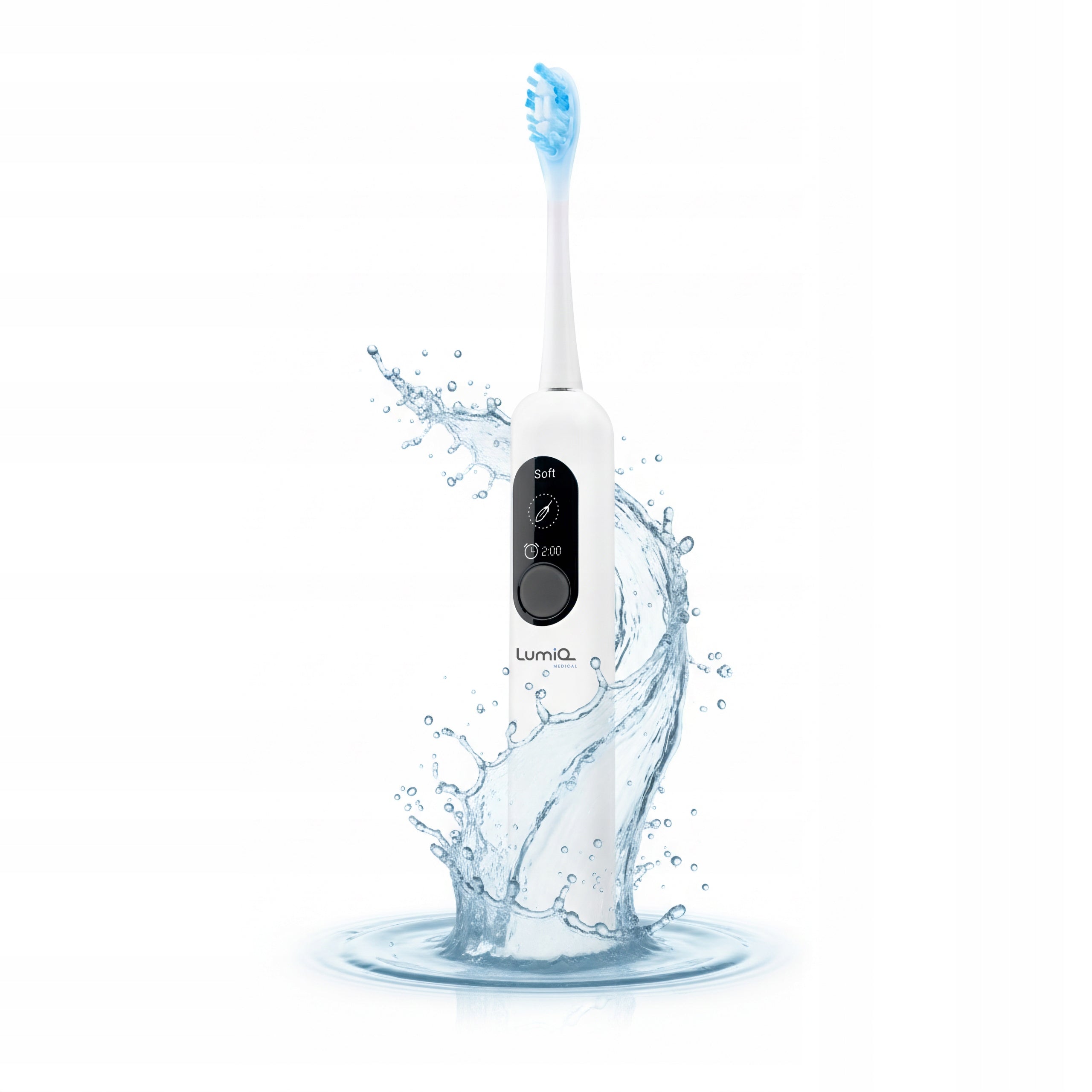 Electric Sonic Toothbrush Whitening LUMIQ Medical +Heads Packaging status original
