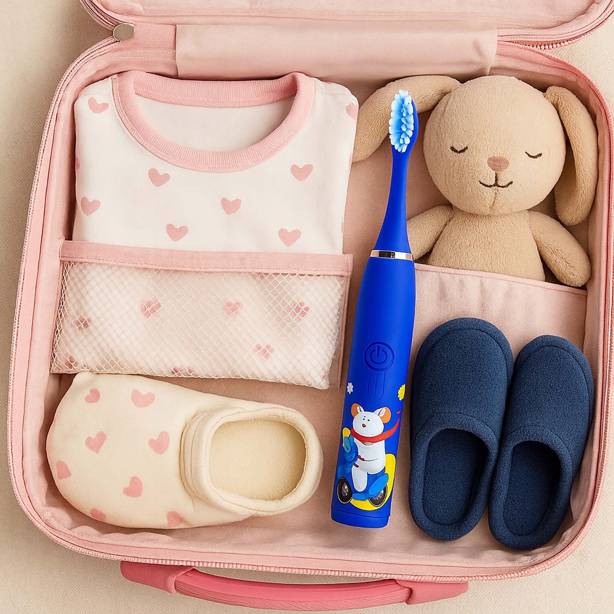 Electric Sonic Toothbrush for Gums for Children + 4 Tips Packaging status original