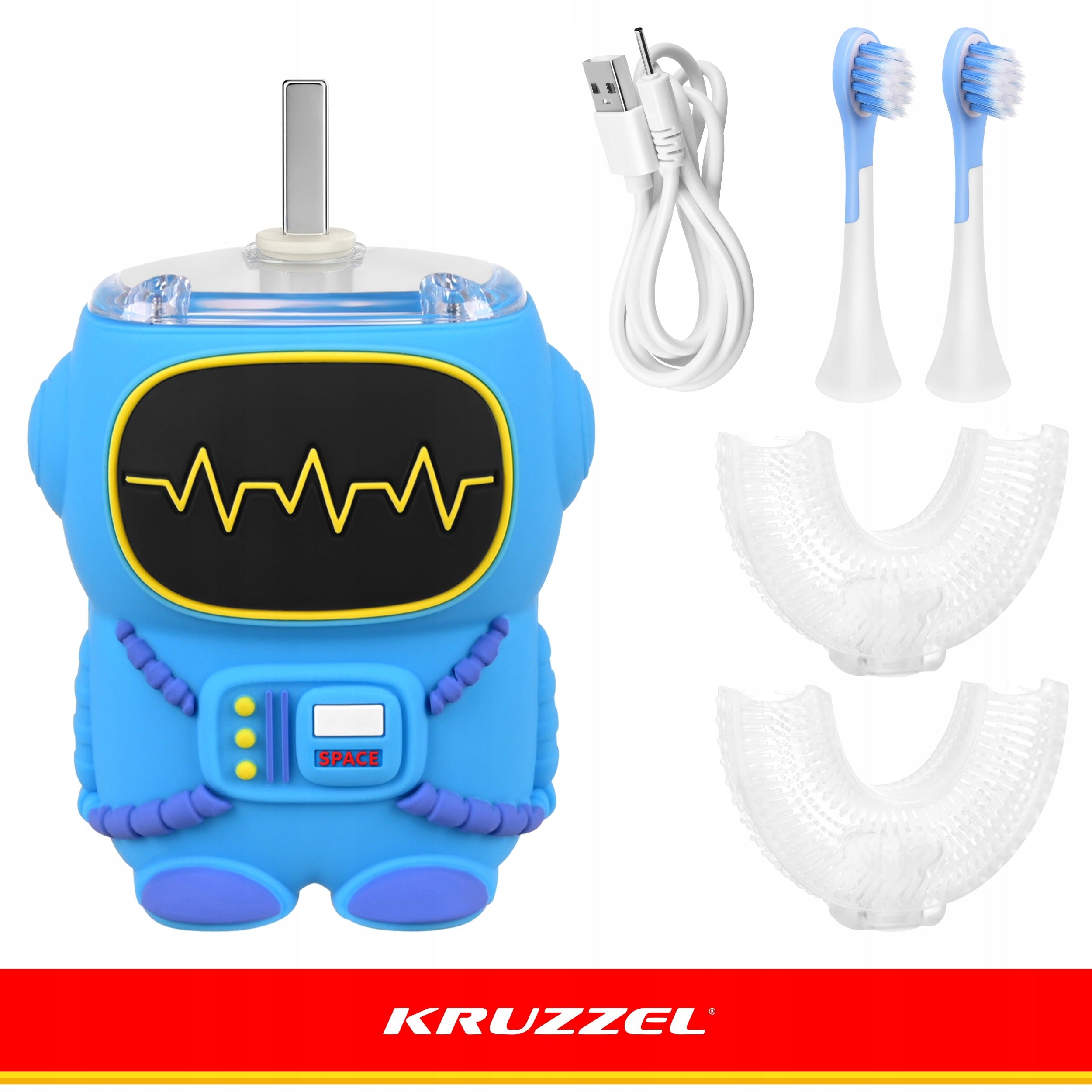 Electric Sonic Toothbrush for Teethers Kids 5 Modes PRO 360 Manufacturer code Szczoteczka soniczna dla dzieci - robot