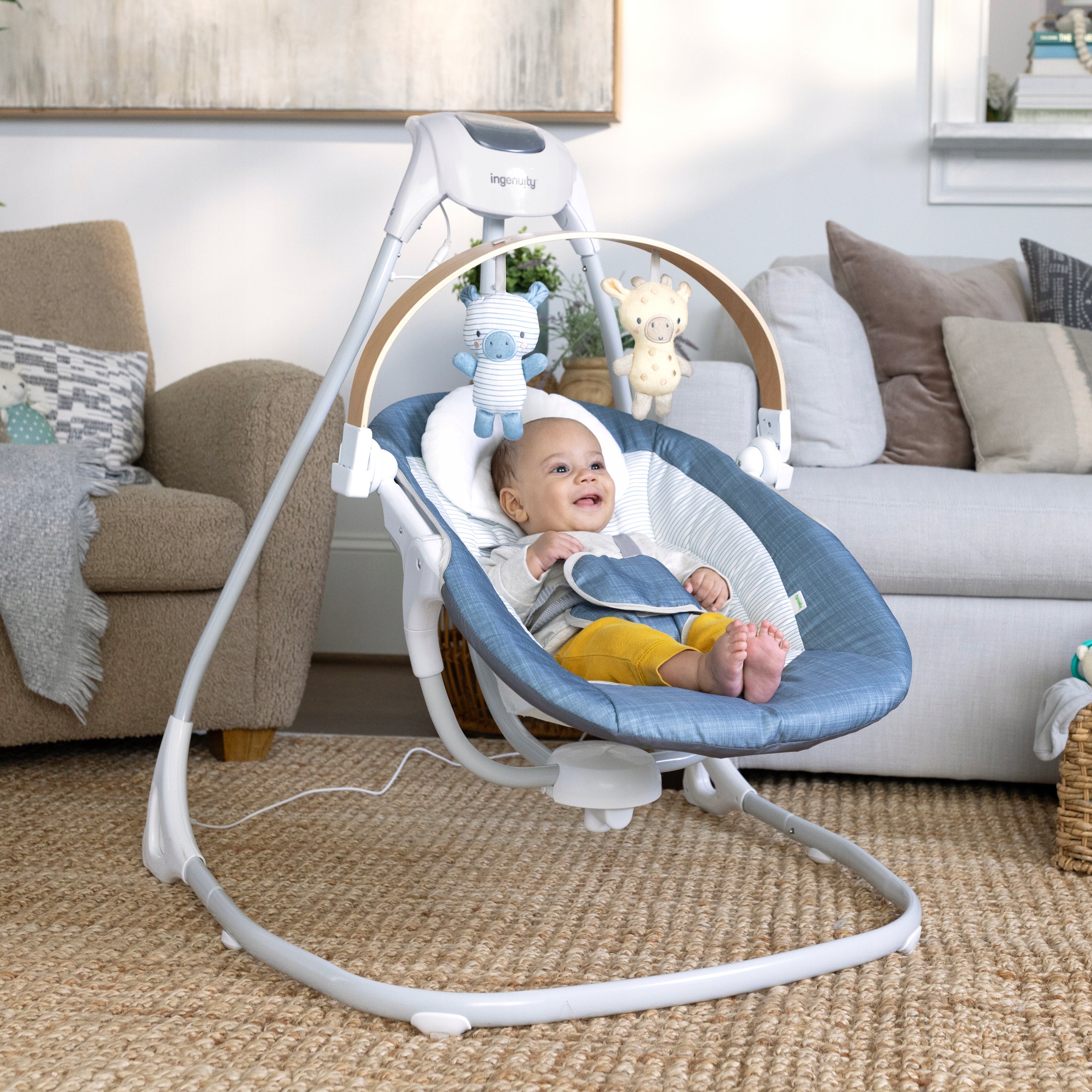 Electric Swing for Babies 3 Directions of Rocking Ingenuity Brand Ingenuity