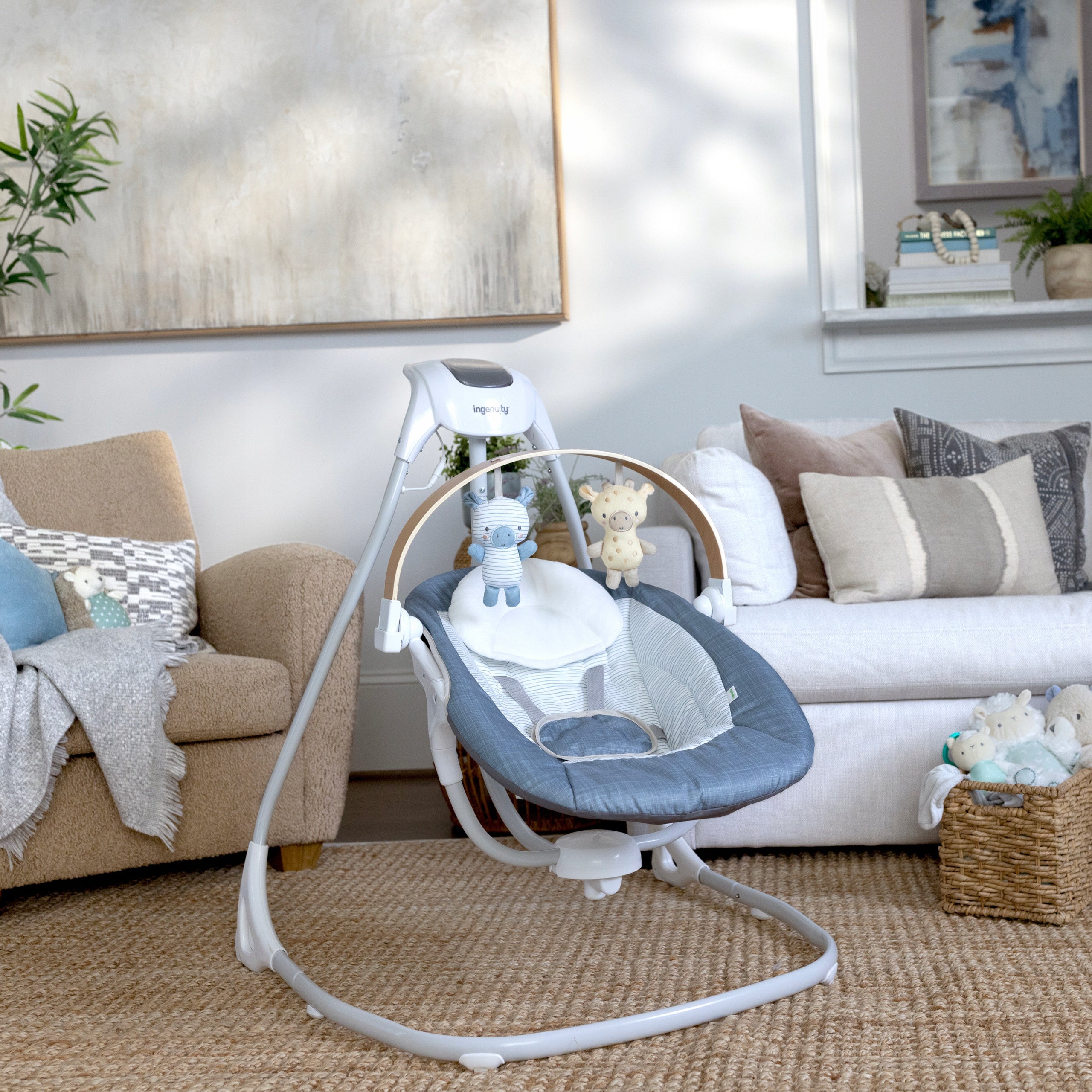 Electric Swing for Babies 3 Directions of Rocking Ingenuity Manufacturer code 74451169272