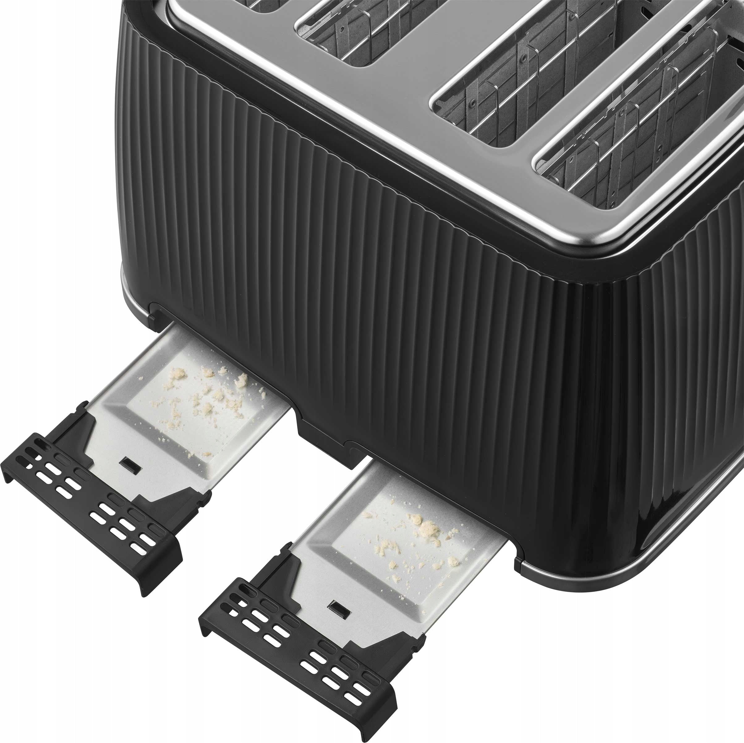 Electric Toaster SENCOR STS 7541BK 4 Toast Black 1860W Defrosting Power rating 1860 W
