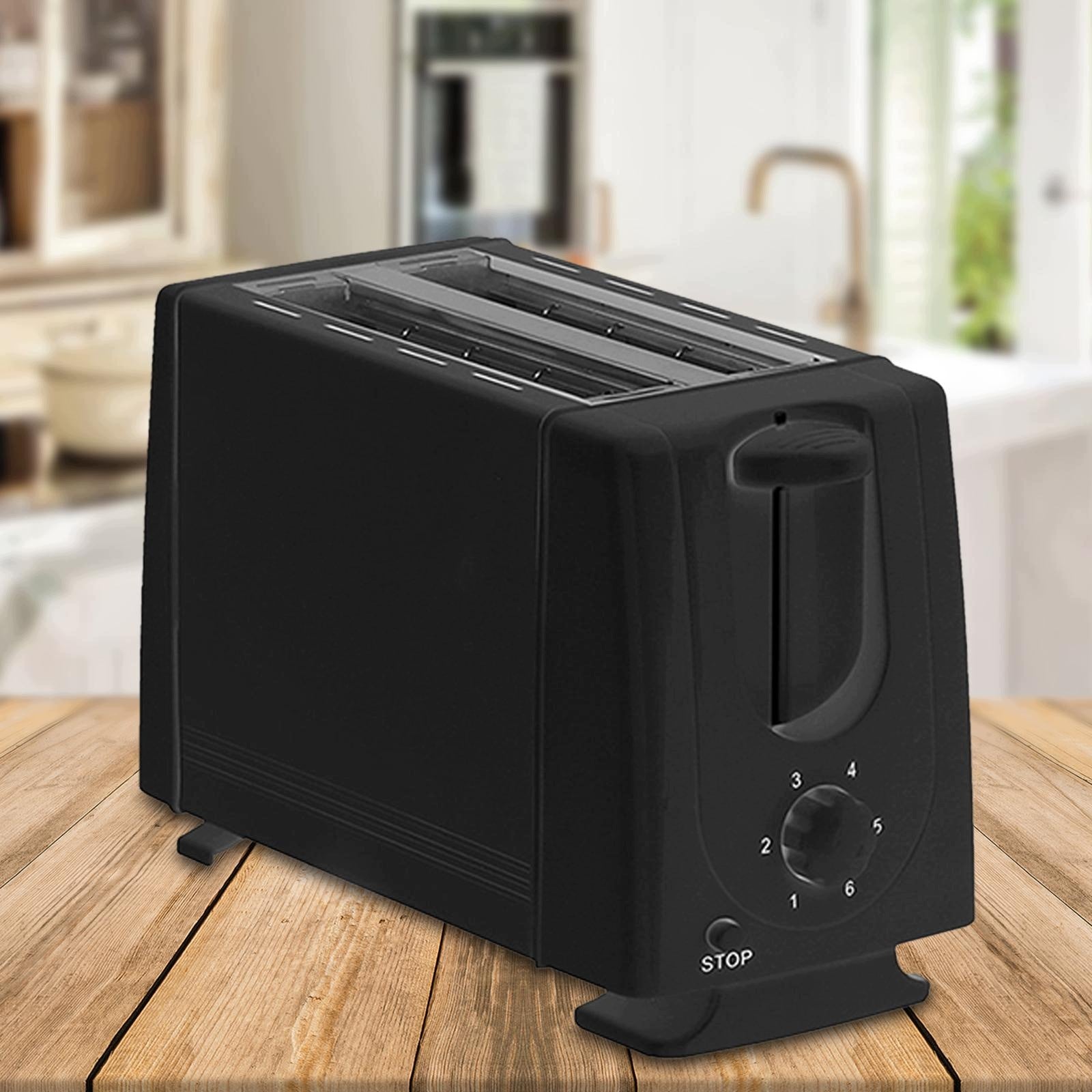 Electric Toaster Waffle Maker EU Plug Adapter Kitchen Appliances Fast Black