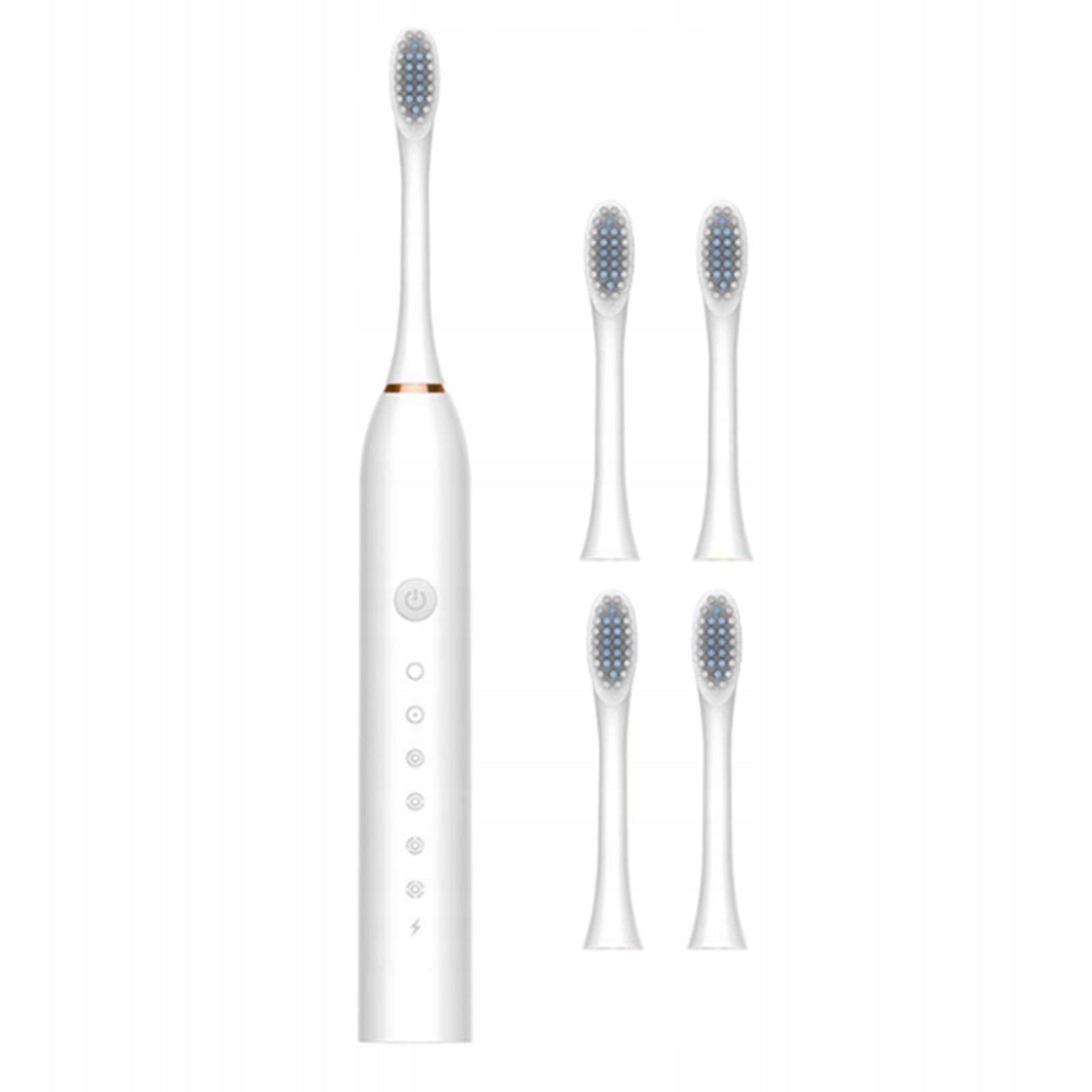 Electric Toothbrush IPX7 Waterproof White Kind toothbrush with irrigator