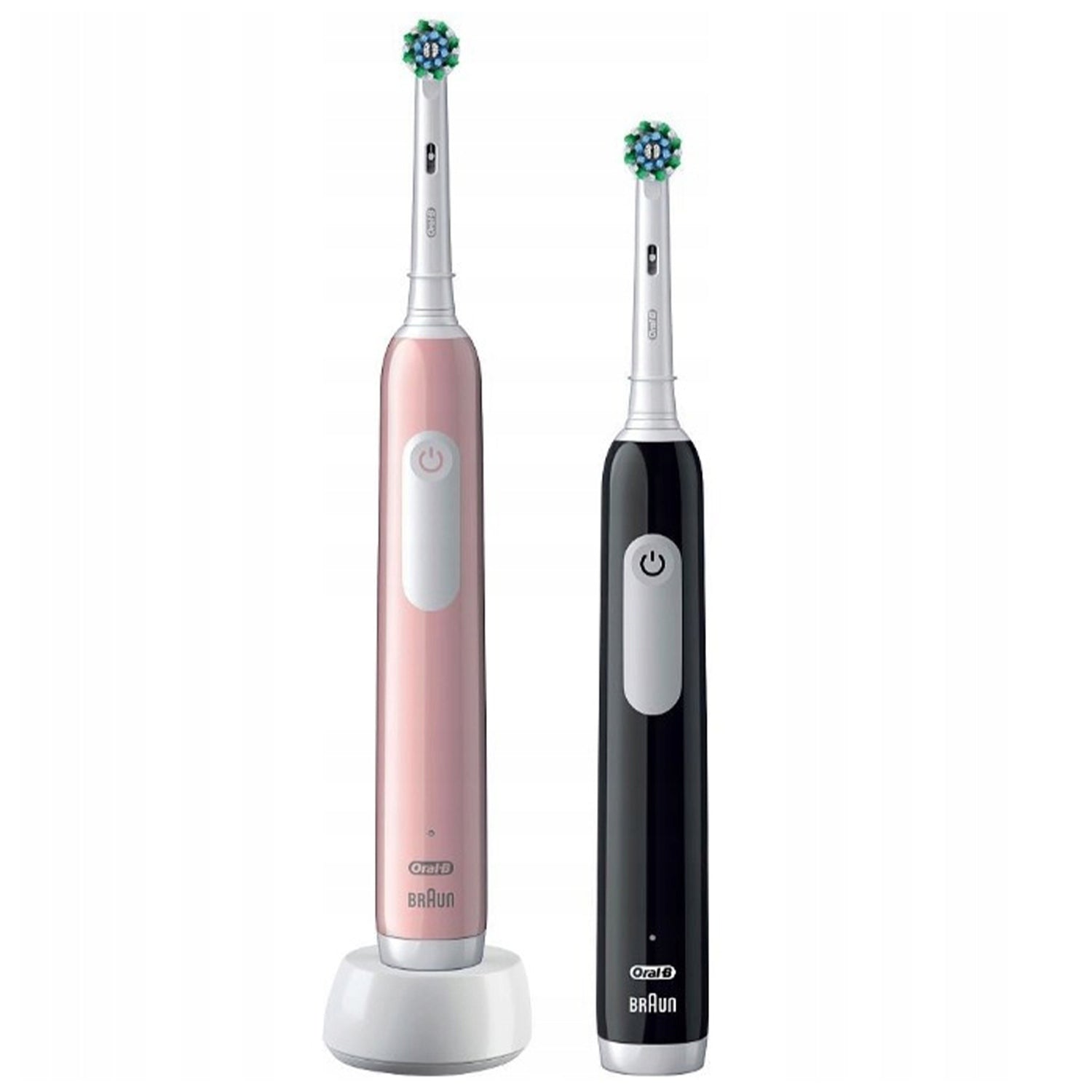 Electric Toothbrush Oral-B Pro Series 1 Two Pack Black Pink Brand Oral-B