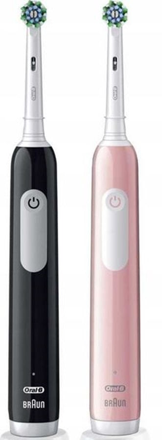 Electric Toothbrush Oral-B Pro Series 1 Two Pack Black Pink