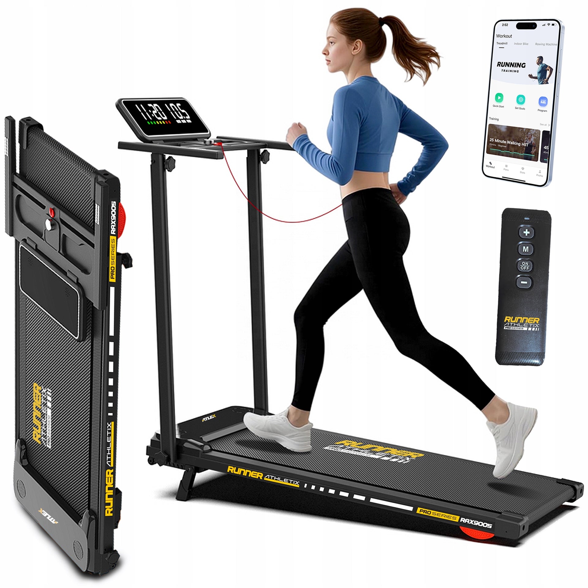Electric Treadmill Folding Rehabilitation Walkingpad RAX9005 12km/h Kind electric