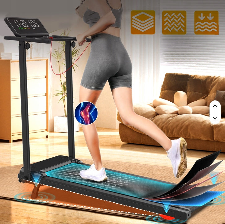 Electric Treadmill Folding Rehabilitation Walkingpad RAX9005 12km/h Measurements training duration distance speed pulse burned calories