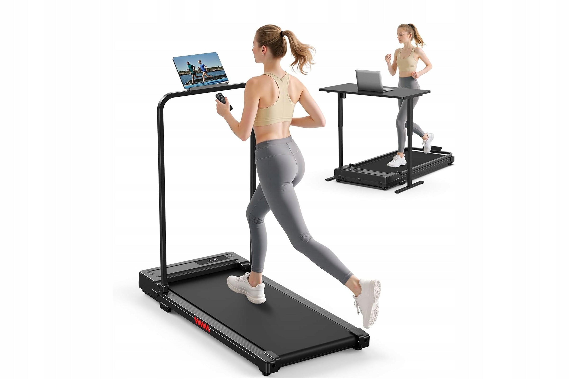 Electric Treadmill Folding Walking Pad 6km/h Under Desk