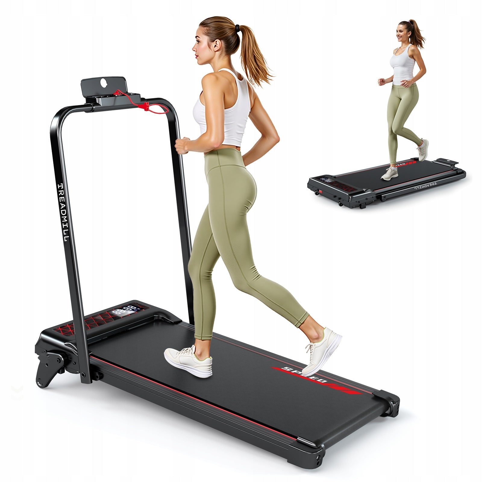 Electric Treadmill Folding YEE RUN 3in1 120kg 3HP Home