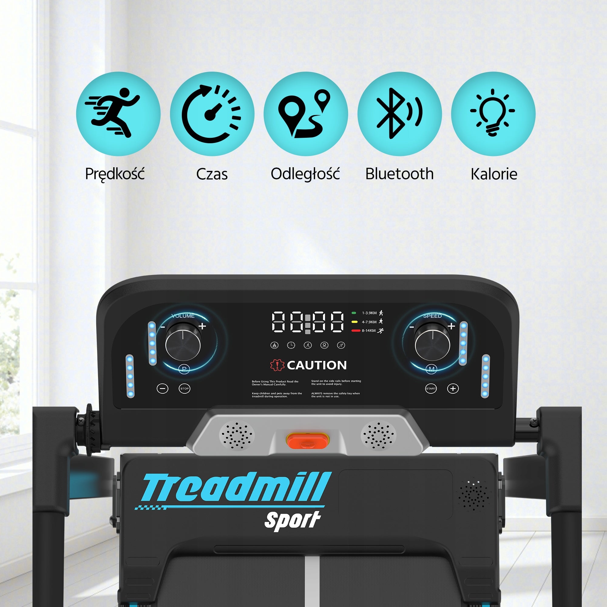 Electric Treadmill FoldingYEE GOO |3.0KM |1-14KM/H |Bluetooth Speaker |9% Brand no brand