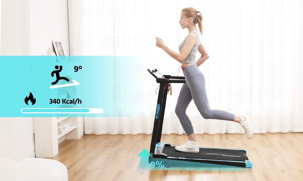 Electric Treadmill FoldingYEE GOO |3.0KM |1-14KM/H |Bluetooth Speaker |9% Maximum user weight 130 kg